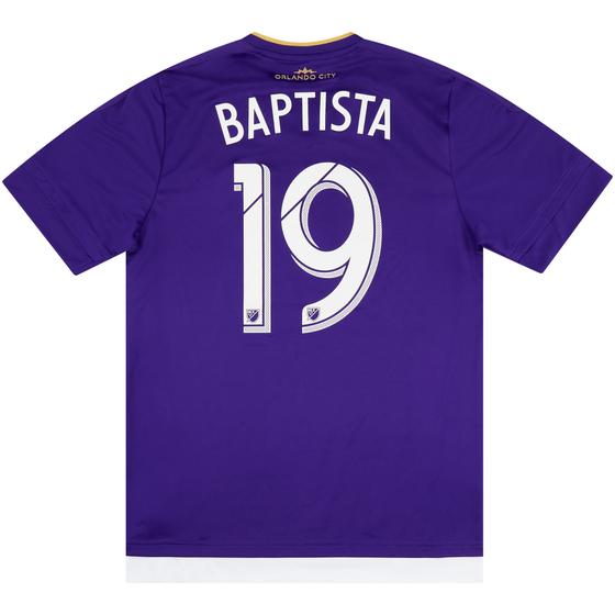 2016 Orlando City Match Issue Home Shirt Baptista #19