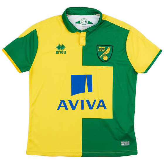 2015-16 Norwich Home Shirt - 7/10 - (S)