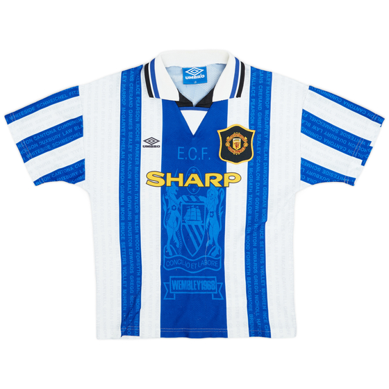 1994-96 Manchester United Third Shirt - 7/10 - (L.Boys)