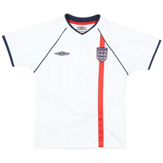 2001-03 England Home Shirt - 8/10 - (S.Boys)