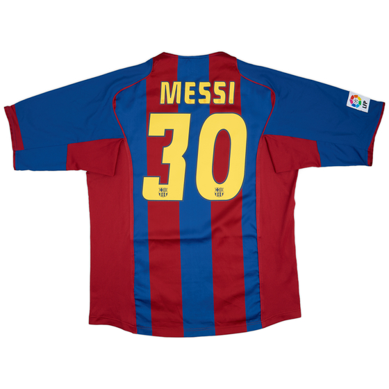 2004-05 Barcelona Home Shirt Messi #30 - 8/10 - (XL)
