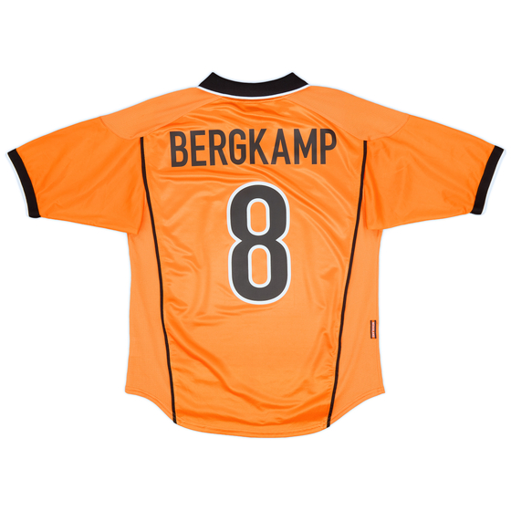 1998-00 Netherlands Home Shirt Bergkamp #8 - 5/10 - (M)