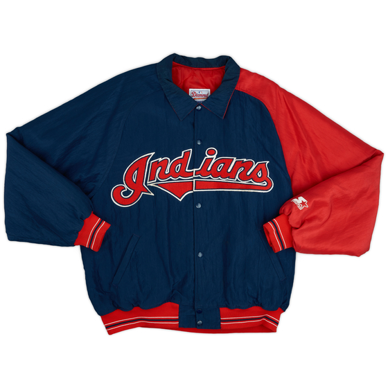 1990's Cleveland Indians Starter Dugout Jacket (Excellent) XL