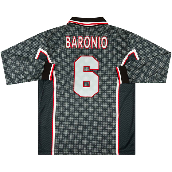 1997-98 Vicenza Match Issue Cup Winners' Cup Third L/S Shirt Baronio #6
