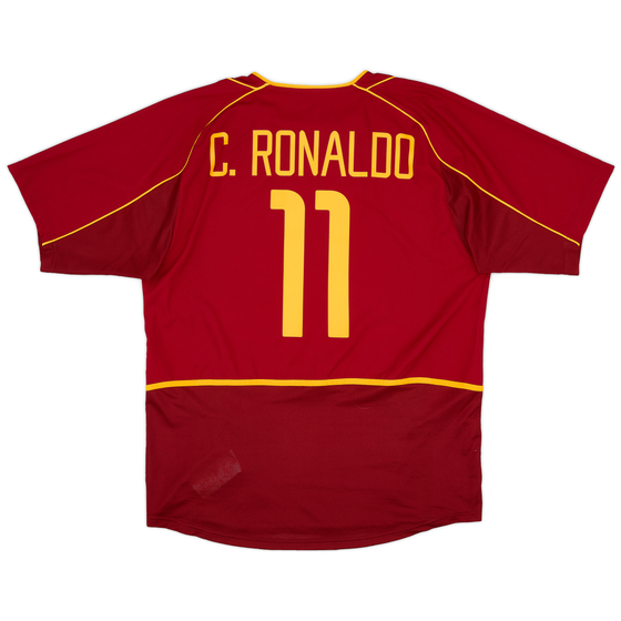 2004-06 Portugal Home Shirt C.Ronaldo #17 - 8/10 - (L)