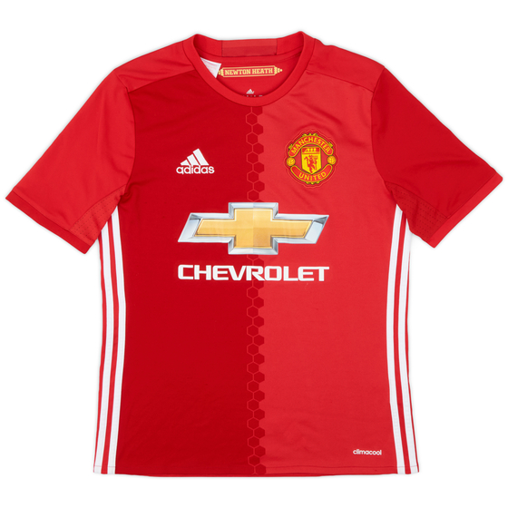 2016-17 Manchester United Home Shirt - 8/10 - (L.Boys)