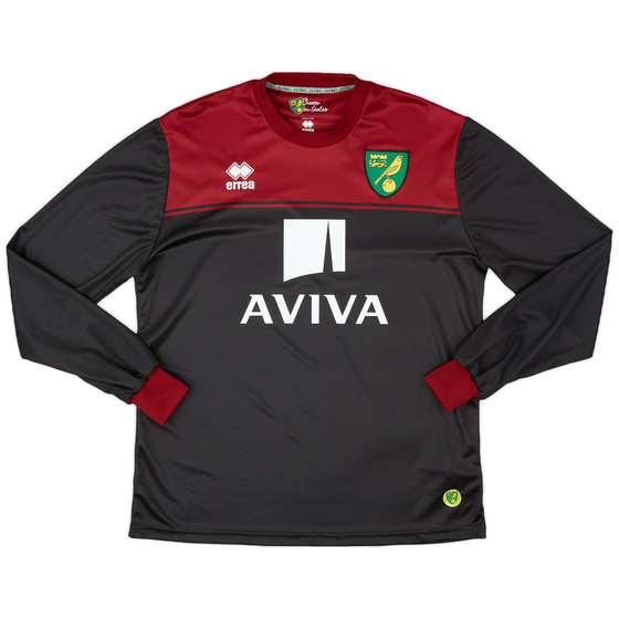 2014-15 Norwich Away L/S Shirt - As New