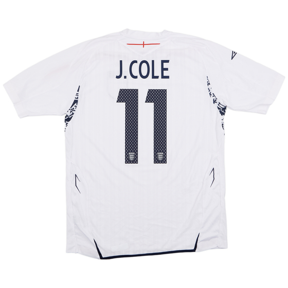 2007-09 England Home Shirt J.Cole #11 - 9/10 - (L)