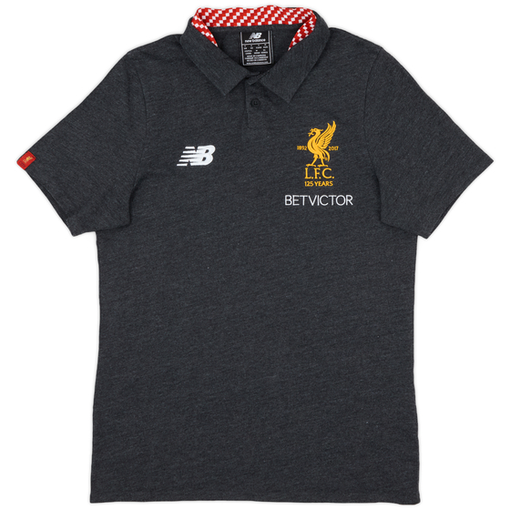 2017-18 Liverpool New Balance Polo Shirt - 8/10 - (S)