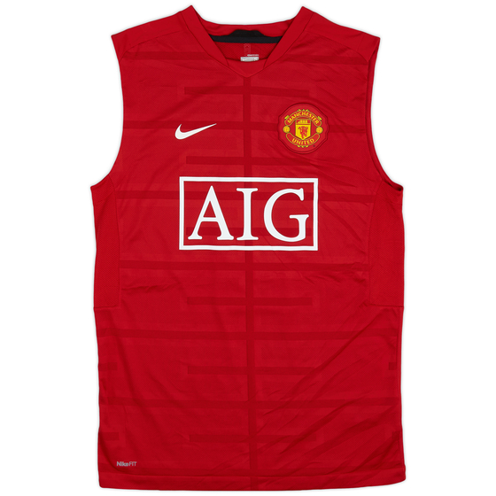 2009-10 Manchester United Nike Training Vest - 8/10 - (S)