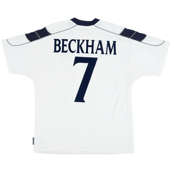 2000-01 Manchester United Away Shirt Beckham #7 - 8/10 - (L)