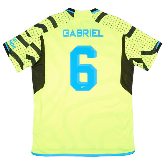 2023-24 Arsenal Away Shirt Gabriel #6