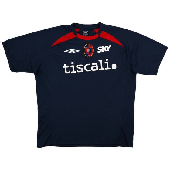 2007-08 Cagliari Umbro Training Shirt - 9/10 - (XL)