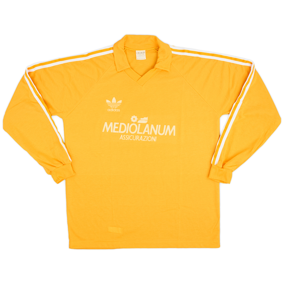 1990-91 AC Milan adidas Training L/S Shirt - 8/10 - (XL)