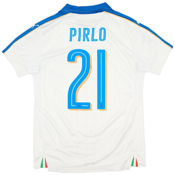 2016-17 Italy Away Shirt Pirlo #21 - 7/10 - (S)