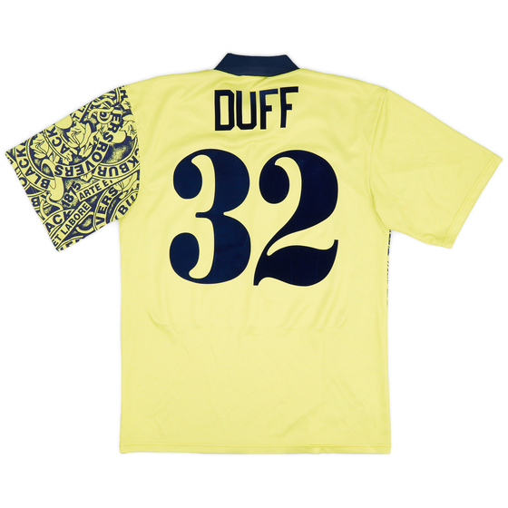 1996-97 Blackburn Away Shirt Duff #32- 8/10 - (M)