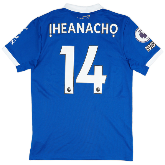 2022-23 Leicester Match Issue Home Shirt Iheanacho #14