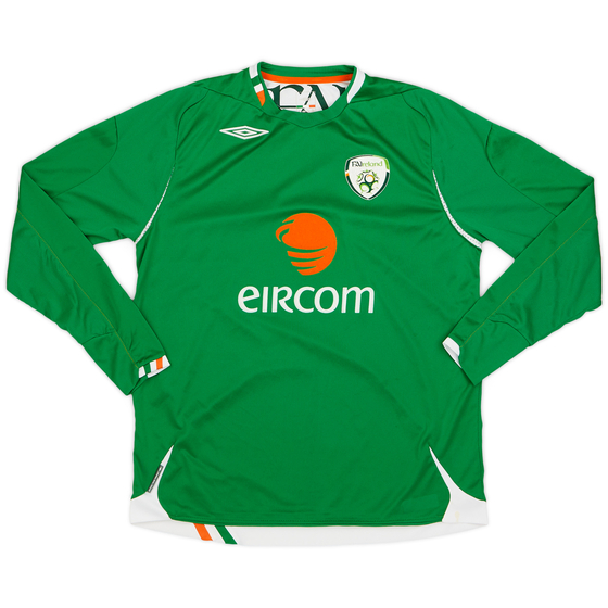 2006-08 Ireland Home L/S Shirt - 9/10 - (L)