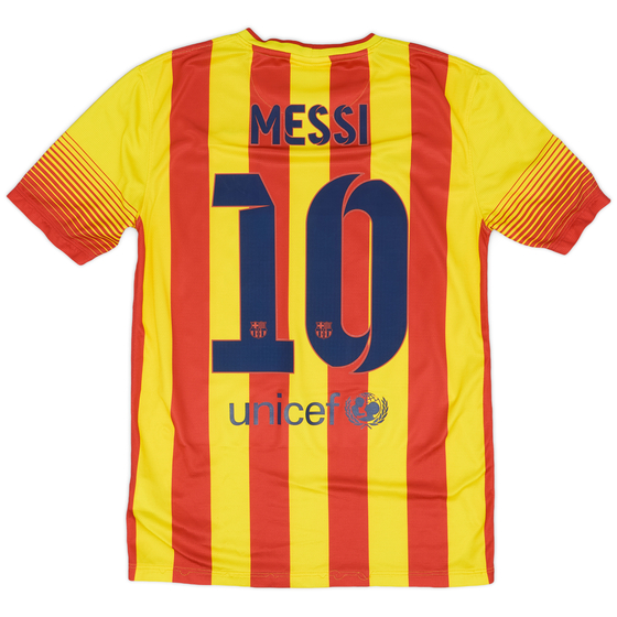 2013-15 Barcelona Away Shirt Messi #10 - 7/10 - (S)