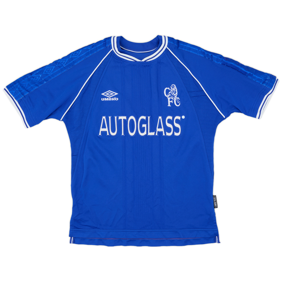 1999-01 Chelsea Home Shirt - 8/10 - (XL.Boys)