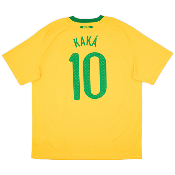 2010-11 Brazil Home Shirt Kaka #10 - 9/10 - (XL)