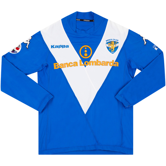 2004-05 Brescia Match Issue Home L/S Shirt Dallamano #23 (v Livorno)