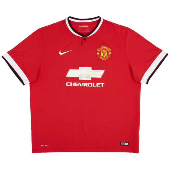 2014-15 Manchester United Home Shirt - 4/10 - (XXL)