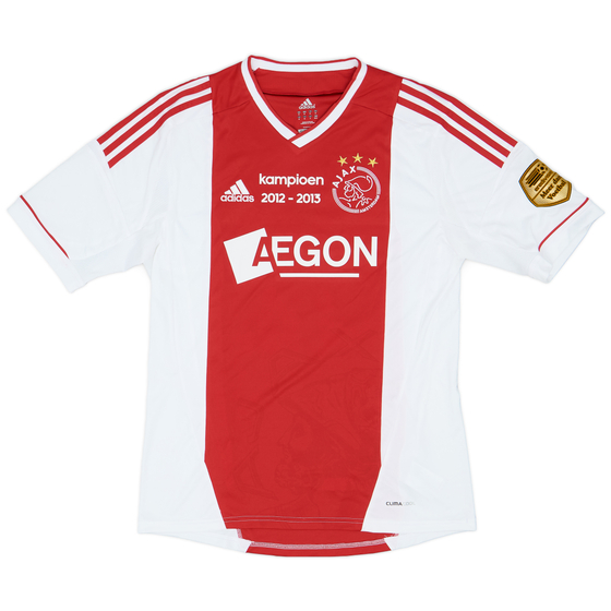 2012-13 Ajax 'Kampioen 2012-13' Home Shirt - 9/10 - (M)