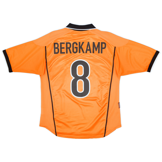 1998-00 Netherlands Home Shirt Bergkamp #8 - 8/10 - (M)