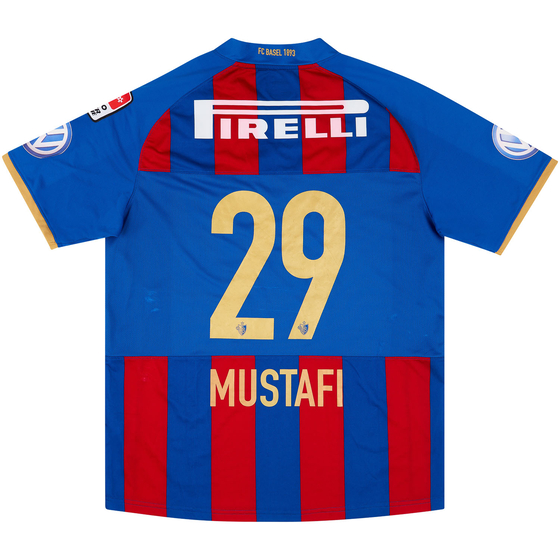 2008-09 FC Basel Match Issue Home Shirt Mustafi #29