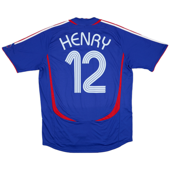 2006-07 France Home Shirt Henry #12 - 8/10 - (L)