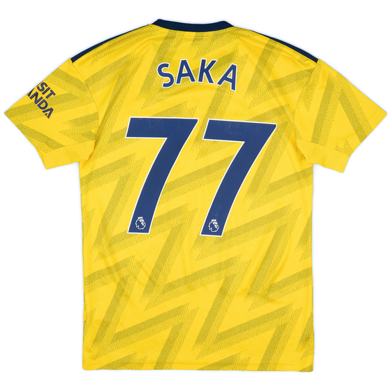2019-20 Arsenal Away Shirt Saka #77 - 9/10 - (S)
