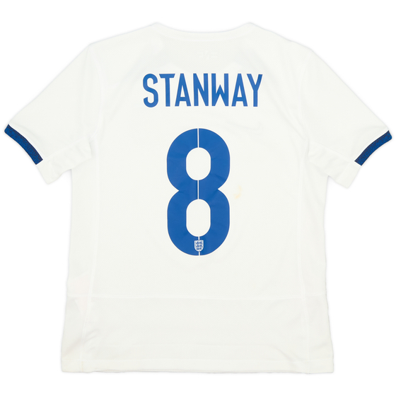 2023-24 England Women's Home Shirt Stanway #8 - 5/10 - (M.Kids)