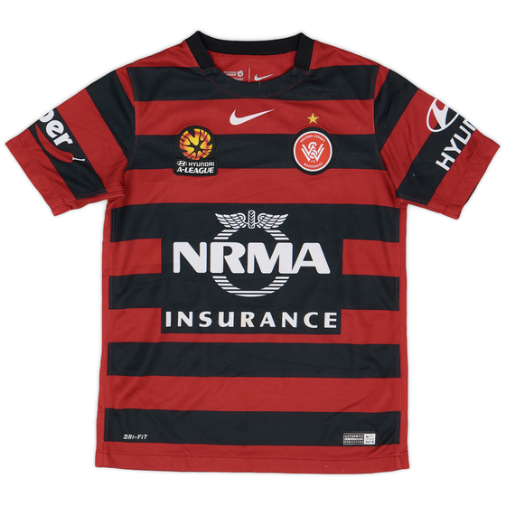 2015-16 Western Sydney Wanderers Home Shirt - 7/10 - (M.Boys)