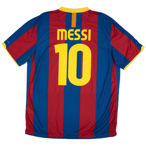 2010-11 Barcelona Home Shirt Messi #10 - 8/10 - (XL)