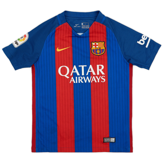 2016-17 Barcelona Home Shirt - 6/10 - (S.Boys)