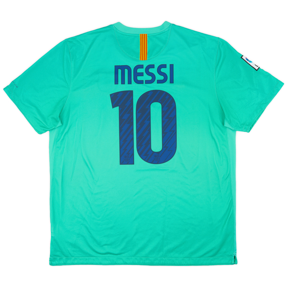 2010-11 Barcelona Away Shirt Messi #10 - 7/10 - (XXL)
