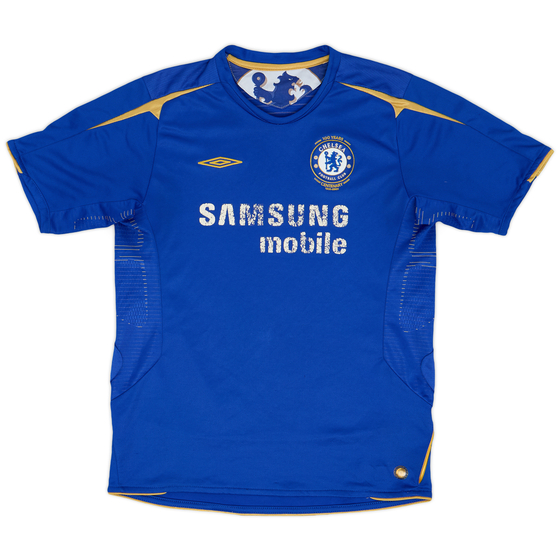 2005-06 Chelsea Centenary Home Shirt - 4/10 - (L.Boys)