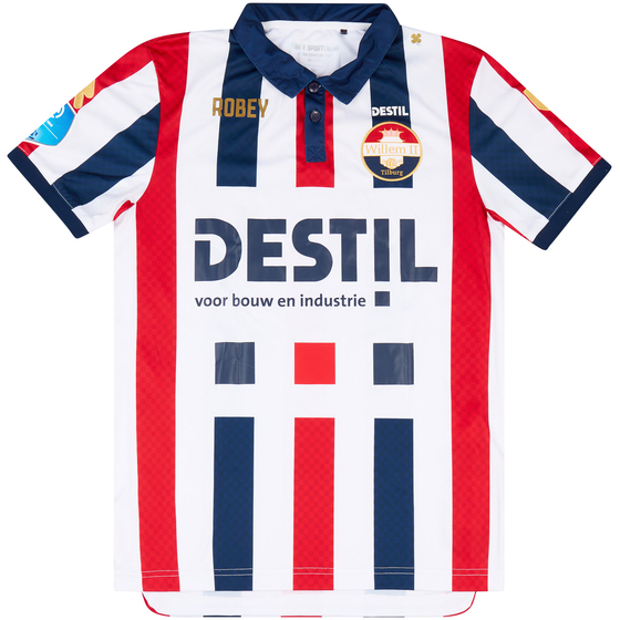2018-19 Willem II Match Issue Home Shirt Wadilie #15 (v Ajax)