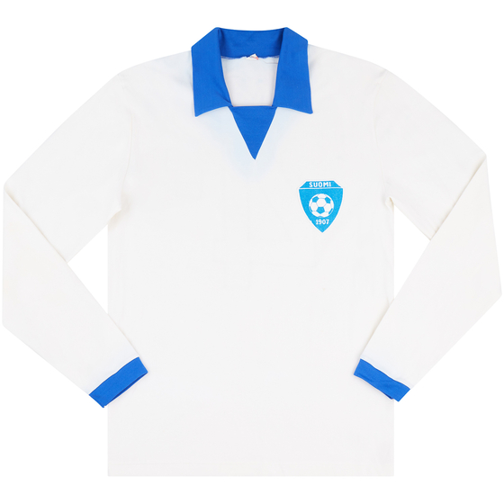 1976 Finland Match Worn Home L/S Shirt #4 (Tolsa) v England
