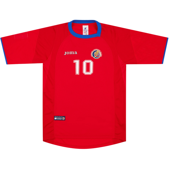 2005 Costa Rica Match Worn Home Shirt #10 (Soto) v USA