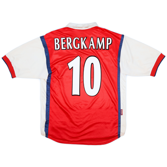1998-99 Arsenal Home Shirt Bergkamp #10 - 7/10 - (M)