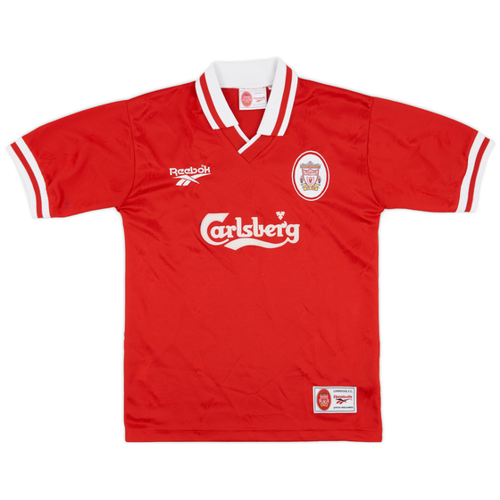 1996-98 Liverpool Home Shirt - 7/10 - (S.Boys)