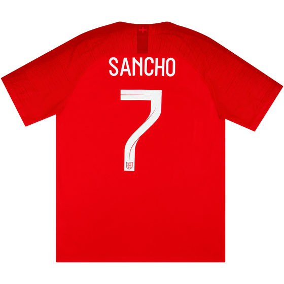 2018-19 England Away Shirt Sancho #7