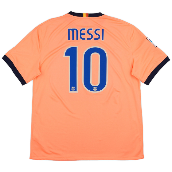 2009-10 Barcelona Away Shirt Messi #10 - 9/10 - (XL)