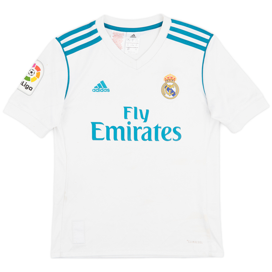 2017-18 Real Madrid Home Shirt - 5/10 - (M.Boys)