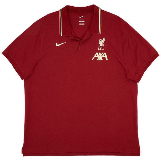 2021-22 Liverpool Nike Polo Shirt - 8/10 - (XXL)