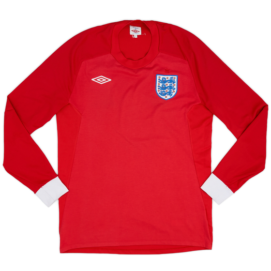 2010-11 England Away L/S Shirt - 6/10 - (M)