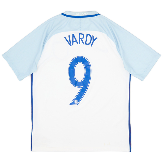 2016-17 England Home Shirt Vardy #9 - 6/10 - (M)