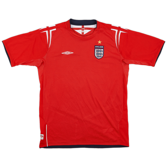 2004-06 England Away Shirt - 8/10 - (XL.Boys)